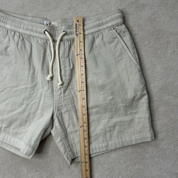 Marine Layer Saturday Beach Shorts Men's Large 6" Inseam Drawstring Pull On - Picture 6 of 7